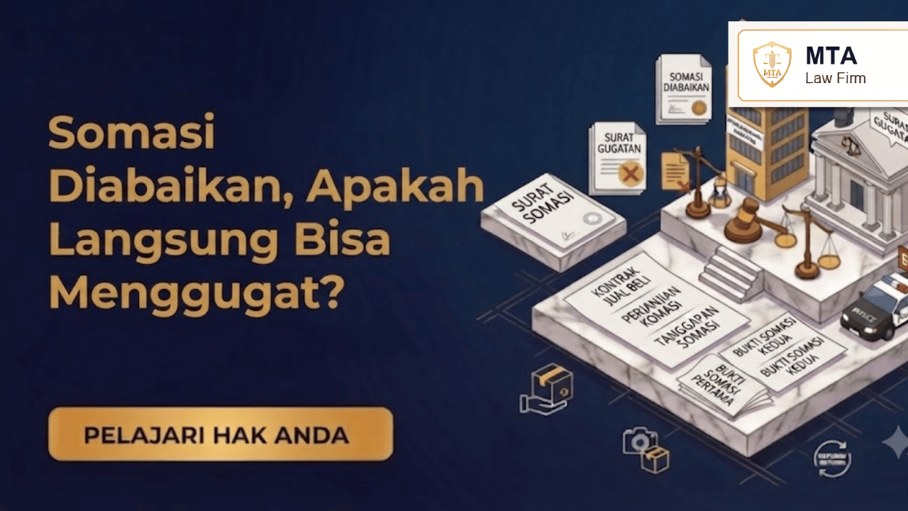 Somasi Diabaikan, Apakah Langsung Bisa Menggugat?