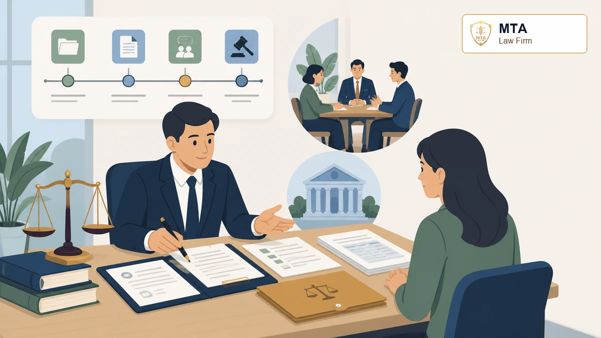 Ilustrasi persiapan bukti dalam sengketa perdata